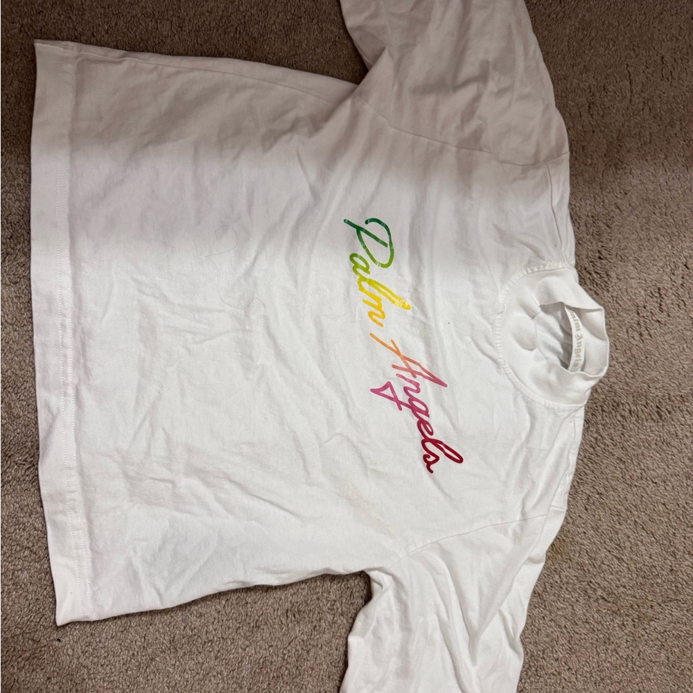 Palm Angels White Tee